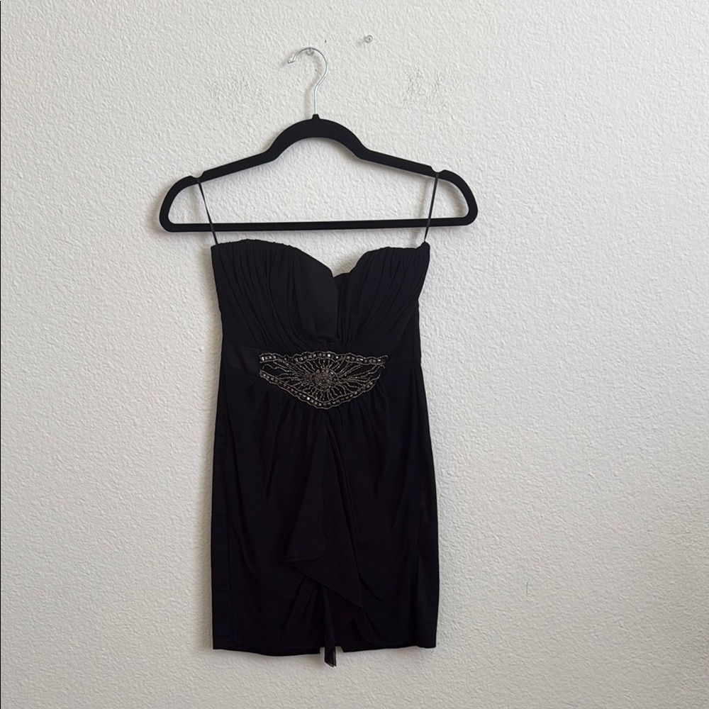 Black Strapless Dress